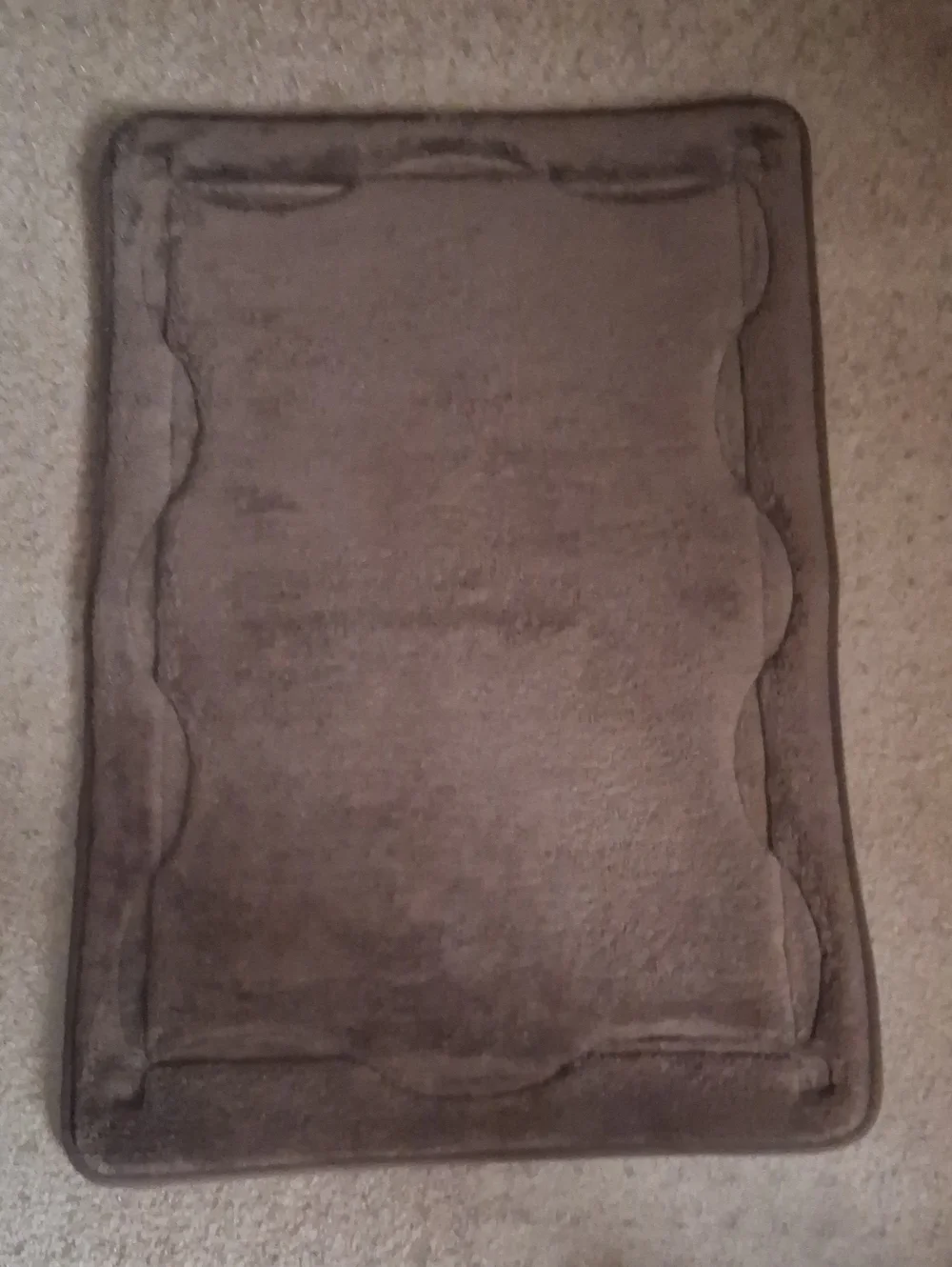 Memory Foam Bath Mat - Chocolate Brown